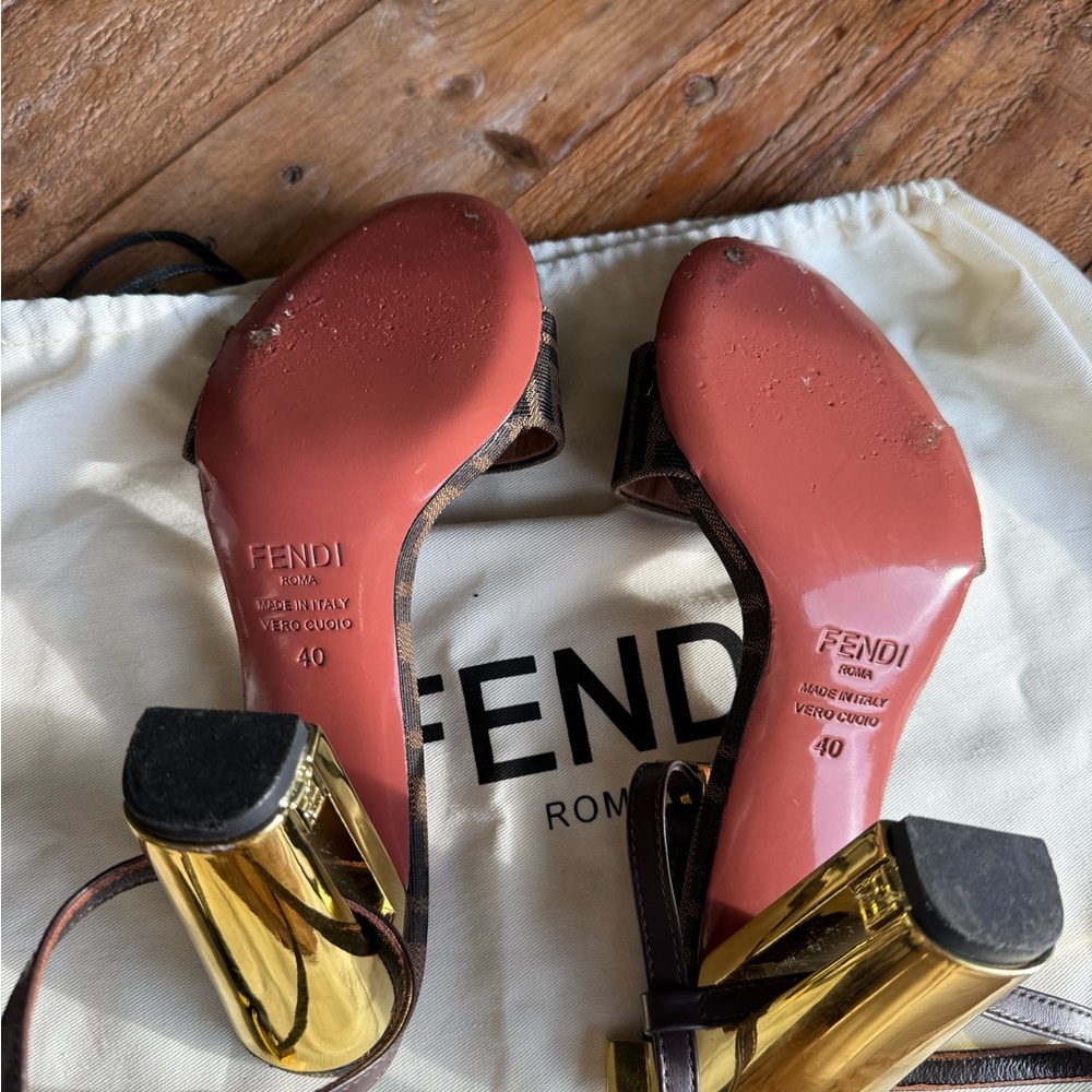 Fendi
FF 95MM Traced Heel Sandals - Picture 4 of 7